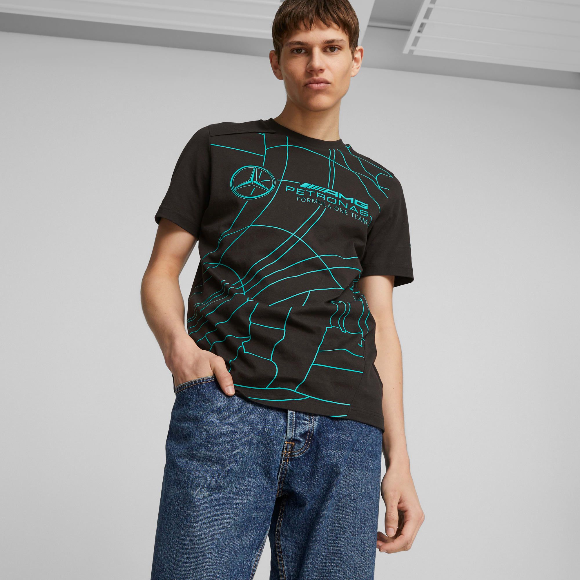 Mercedes amg t hotsell shirt